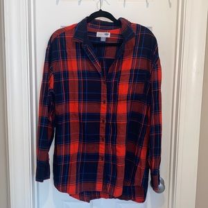 Old Navy Boyfriend Fit Flannel
